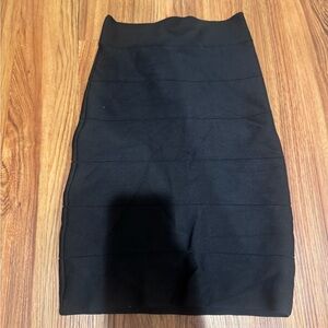 bebe Black Pencil Skirt